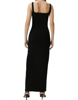 Misha Franka Wave Neckline Maxi Dress Black Size 12/M for rent on The Volte - image 3