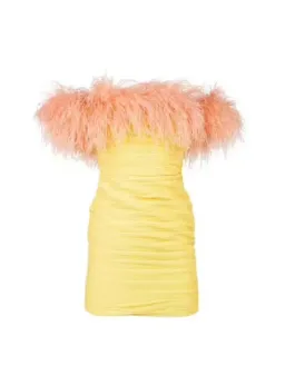 Rachel Gilbert Zion Mini Dress Yellow Size 4/AU14  for rent on The Volte - image 4