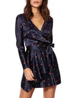 Bec & Bridge Love Spell Mini Dress Navy Red Size 10 for rent on The Volte - image 3