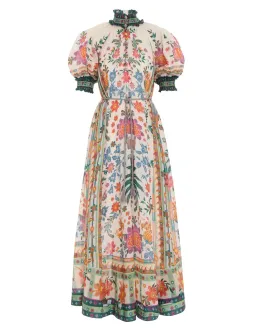 Zimmermann Ginger Swing Maxi Dress Multi Print Size 1 / AU 10 for rent on The Volte - image 4