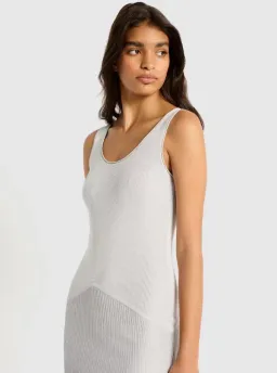Sass & Bide Sun Energy Knit Dress Silver Size 8 for rent on The Volte - image 4