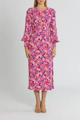 Rebecca Vallance Little Havana Midi Dress Floral Size 8 for rent on The Volte - image 1