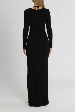Rebecca Vallance Riccardo Gown in Black Size 8 for rent on The Volte - image 3
