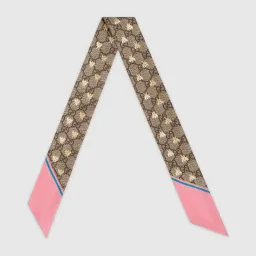 Gucci Silk Neck Bow GG Bees One Size for rent on The Volte - image 1