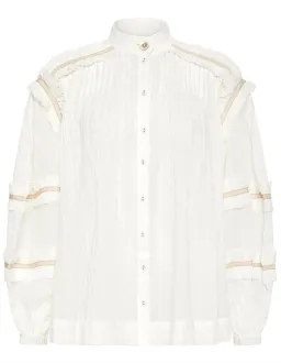 Aje Harvest Blouse White Size 8 for rent on The Volte - image 7