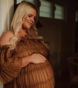 We Are Reclamation Chiffon Delight Gown in Caramel Size 16 for rent on The Volte - image 4