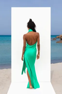 Rat & Boa Azzara Dress Green Size XS / AU 6  for rent on The Volte - image 2