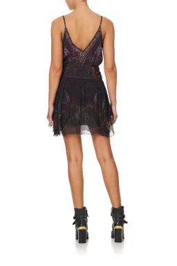 Camilla Layered Shaped Yoke Mini Skirt Print Size S/AU 8  for rent on The Volte - image 2