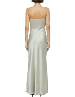 Bec & Bridge Nadia Square Neckline Tuck Detailing Maxi Dress Ecru Size AU 10  for rent on The Volte - image 4