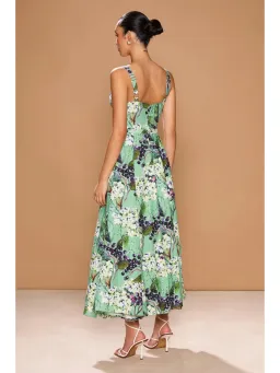 Sonya Verona Dress In Fiori Di Sambuco Size AU 12 for rent on The Volte - image 3