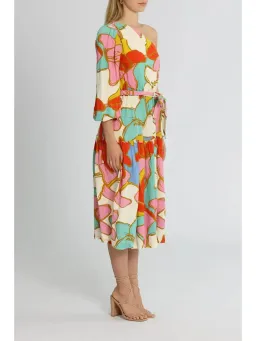 Rebecca Vallance Tirano Dress Print Size AU 8 for rent on The Volte - image 2