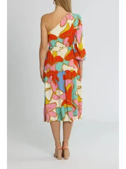 Rebecca Vallance Tirano Dress Print Size AU 8 for rent on The Volte - image 3
