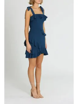 Rebecca Vallance Agean Mini Dress in Navy Size AU 8 for rent on The Volte - image 2