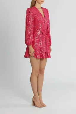 Rebecca Vallance Valencia Mini Dress Pink Size 10 for rent on The Volte - image 2