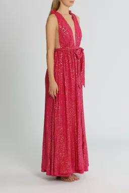 Rebecca Vallance Valencia Gown in Pink Size 10 for rent on The Volte - image 2