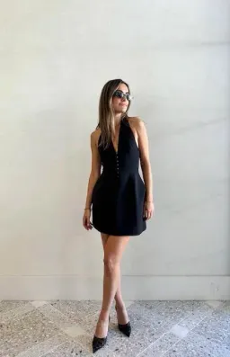 Camilla And Marc Petra Mini Dress Black Size 8 for rent on The Volte - image 4