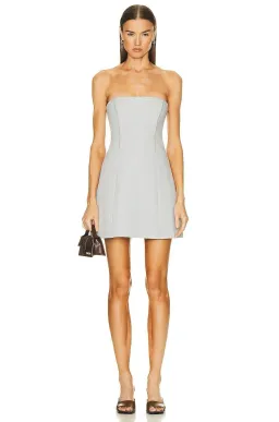 Sir The Label Sandrine Mini Dress Ice Blue Size 10  for rent on The Volte - image 1