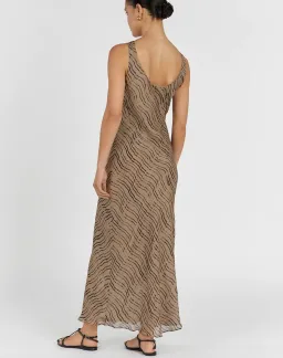 DISSH Clair Choc Cowl Neck Dress Print Size 12 for rent on The Volte - image 2