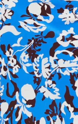 Bec & Bridge Clarisse Halter Maxi Dress in Blue Lagoon Hawaiian Floral Size 10 for rent on The Volte - image 4