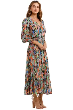 Rixo London Maya Maxi Dress Multi Floral Size 10 for rent on The Volte - image 2