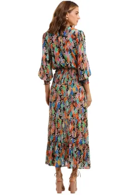 Rixo London Maya Maxi Dress Multi Floral Size 10 for rent on The Volte - image 3