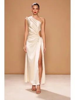 Sonya Moda Nour Ocean Pearl Dress Cream Size AU 8 for rent on The Volte - image 1