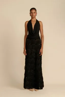 Arcina Ori Adriana Dress in Black Size AU 8 for rent on The Volte - image 1