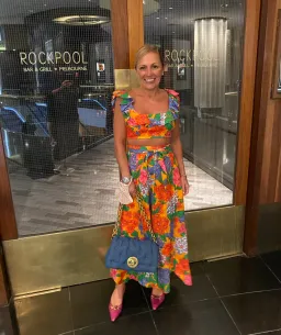 Zimmermann Riders Top Size 1/Au10 and Skirt Size 0/Au8 Set In Mango Floral for rent on The Volte - image 3