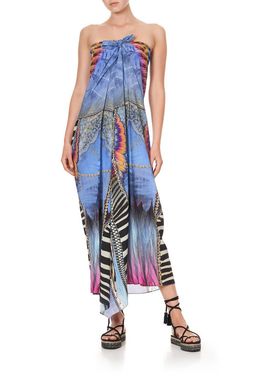 Camilla Love On The Wing Round Neck Kaftan Size 10 for rent on The Volte - image 3