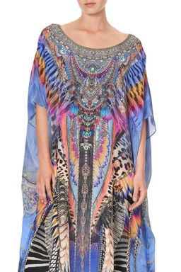 Camilla Love On The Wing Round Neck Kaftan Size 10 for rent on The Volte - image 9