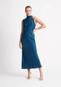 Sheike Park Ave Dress Blue Size 14  for rent on The Volte - image 1