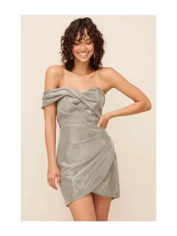 Sheike Cosmic Dress Silver Size 8 for rent on The Volte - image 1