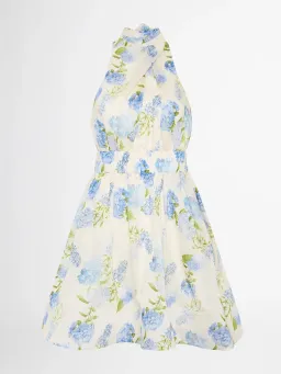 Sheike Blue Bell Mini Dress Floral Size 14 for rent on The Volte - image 6