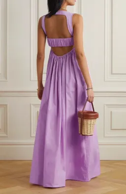 Oroton Cotton Sundress Purple Size 10 for rent on The Volte - image 2