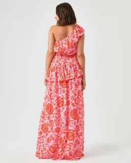 Tussah Odessa Maxi Dress Pink/Red Floral Size 12 for rent on The Volte - image 3