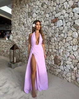 Calia Collection Antonia Dress Soft Pink Size 6 for rent on The Volte - image 1