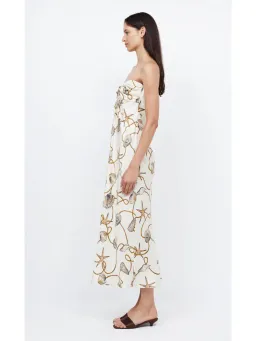 Bec & Bridge Bayside Strapless Maxi Dress In Parisian Shell Size AU 10 for rent on The Volte - image 2