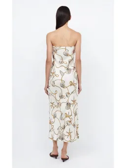 Bec & Bridge Bayside Strapless Maxi Dress In Parisian Shell Size AU 10 for rent on The Volte - image 3