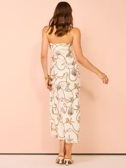 Bec & Bridge Bayside Strapless Maxi Dress In Parisian Shell Size AU 10 for rent on The Volte - image 5