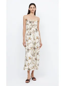 Bec & Bridge Bayside Strapless Maxi Dress In Parisian Shell Size AU 10 for rent on The Volte - image 1