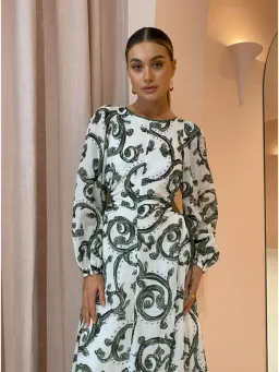 Kate Ford Zelie Cut Out Dress in Valentina Size AU 4 for rent on The Volte - image 2