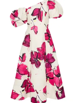 Aje Tulip Sleeve Midi Dress Falling Florals Size AU 8 for rent on The Volte - image 5