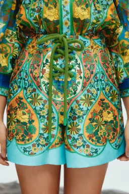 Alemais Sofie Blouse & Short Multi Floral Size AU 8  for rent on The Volte - image 5