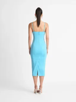Sheike Liberty Midi Dress Sky Blue Size 8  for rent on The Volte - image 3
