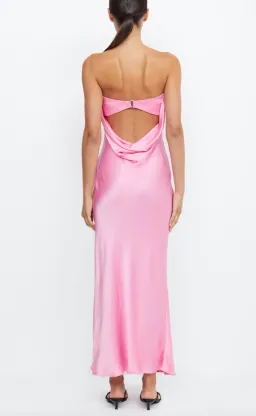 Bec & Bridge Moon Dance Strapless Dress Candy Pink Size 12 for rent on The Volte - image 3