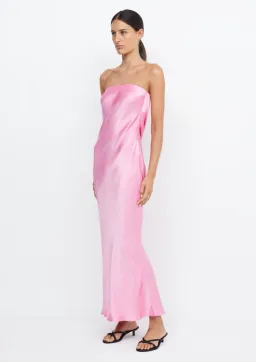 Bec & Bridge Moon Dance Strapless Dress Candy Pink Size 12 for rent on The Volte - image 1