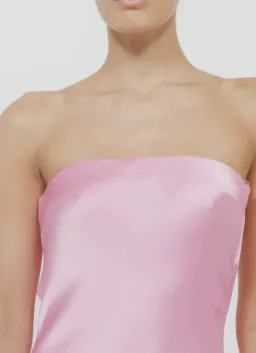 Bec & Bridge Moon Dance Strapless Dress Candy Pink Size 12 for rent on The Volte - image 4