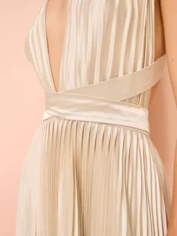 L'Idee Moderniste Gown Champagne Size AU 6  for rent on The Volte - image 7