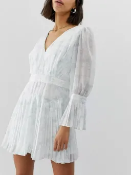 Stevie May Sky Settlement Mini Dress in Multi Size AU 8  for rent on The Volte - image 3