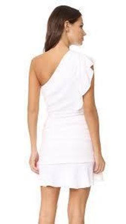 Veronica Beard Kingston Asymmetrical Ruffle Mini Dress for rent on The Volte - image 2